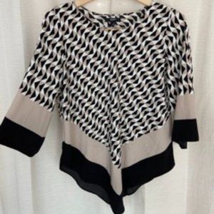 V Cut Alfani silk top